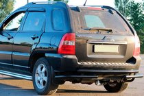 Kia Sportage 2004-2010 Arceau Arrière AK007 Noir (Inox) photo 1