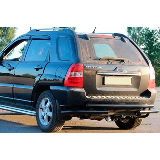 Arceau Arrière AK007 Noir (Inox) Kia Sportage 2004-2010 photo 1