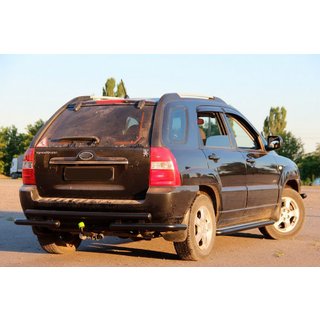 Arceau Arrière AK007 Noir (Inox) Kia Sportage 2004-2010 photo 2