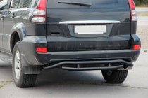Toyota Land Cruiser Prado 120 2002-2009 Protection Arrière AK008-1 Noir photo 5