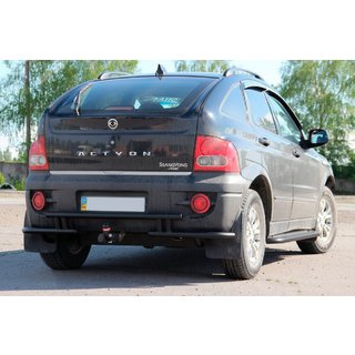 Protection Arrière AK005-2 Noir (Inox) SsangYong Action 2005-2018 photo 2
