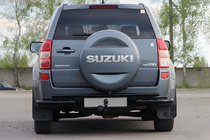 Suzuki Grand Vitara 2005-2017 Protection Arrière AK005-3 Noir (Inox) photo 2