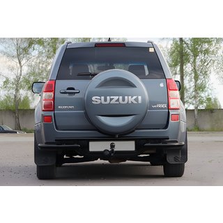 Protection Arrière AK005-3 Noir (Inox) Suzuki Grand Vitara 2005-2017 photo 2