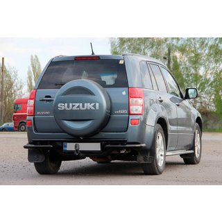 Protection Arrière AK005-3 Noir (Inox) Suzuki Grand Vitara 2005-2017 photo 3