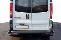Nissan Primastar 2002-2014 Protection Arrière AK-Special Black (Inox) photo 4