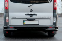 Opel Vivaro 2001–2015 Protection Arrière AK-Special Black (Inox) photo 3