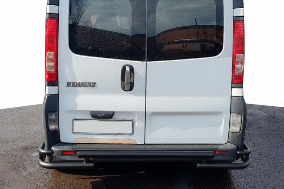 Opel Vivaro 2001–2015 Protection Arrière AK-Special Black (Inox) Image