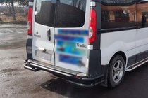 Renault Trafic 2001–2015 Protection Arrière AK-Special Black (Inox) photo 3