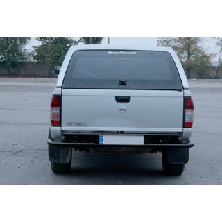 Protection Arrière AK004 Noir (Inox) Nissan NP300 1999-2015 photo 2