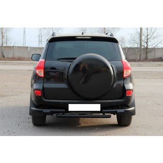 Protection Arrière AK005-2 Noir (2 pcs, Inox) Toyota Rav 4 2006-2013 photo 2