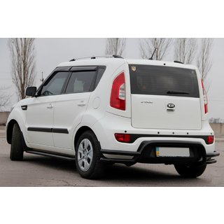 Protection Arrière AK007-2 Noir (Inox) Kia Soul II 2013-2018 photo 1