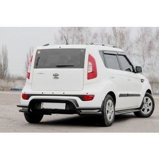 Protection Arrière AK007-2 Noir (Inox) Kia Soul II 2013-2018 photo 3