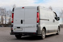 Renault Trafic 2001–2015 Protection Arrière AK003-Plus-2 Noir (Inox) photo 1