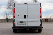 Renault Trafic 2001–2015 Protection Arrière AK003-Plus-2 Noir (Inox) photo 2