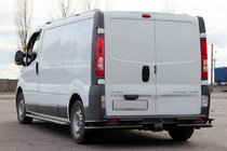 Renault Trafic 2001–2015 Protection Arrière AK003-Plus-2 Noir (Inox) photo 3