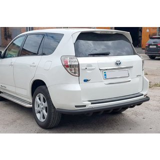 Barre de protection arrière AK005-15 Black (uniquement EV, 2 pcs, inox) Toyota Rav 4 2006-2013 photo 3