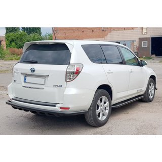 Barre de protection arrière AK005-15 Black (uniquement EV, 2 pcs, inox) Toyota Rav 4 2006-2013 photo 4