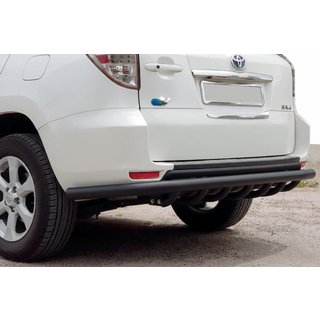 Barre de protection arrière AK005-15 Black (uniquement EV, 2 pcs, inox) Toyota Rav 4 2006-2013 photo 1