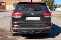 Kia Sorento II XM 2009-2014 Arceau Arrière AK015 Noir (Inox) photo 3