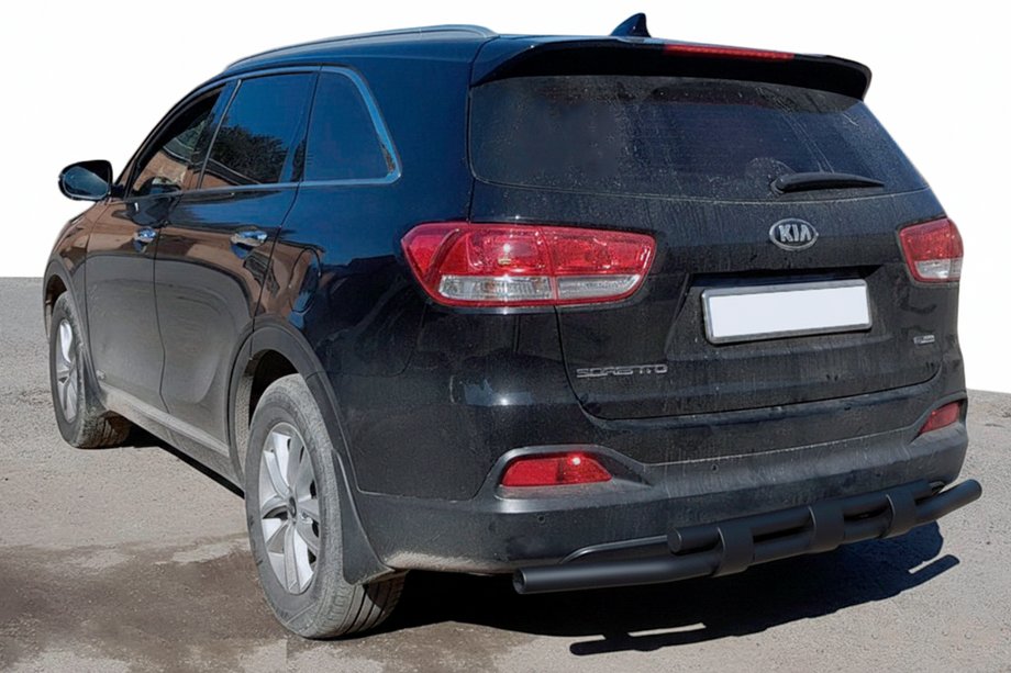 Kia Sorento II XM 2009-2014 Arceau Arrière AK015 Noir (Inox) Image