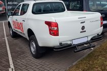 Fiat Fullback 2016- Protection Arrière AK-Special Black (Inox) photo 3