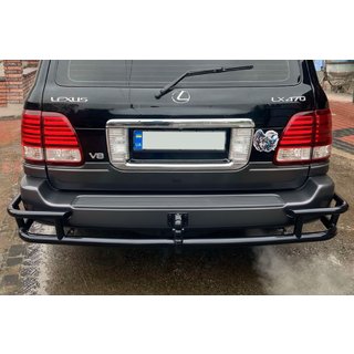 Protection Arrière AK009-15 Noir (Inox) Lexus LX470 1998-2007 photo 3