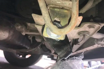 Renault Trafic 2001–2015 Pare-buffle WT004 avec inscription Trafic (inox) photo 2