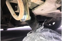 Renault Trafic 2001–2015 Pare-buffle WT004 avec inscription Trafic (inox) photo 3