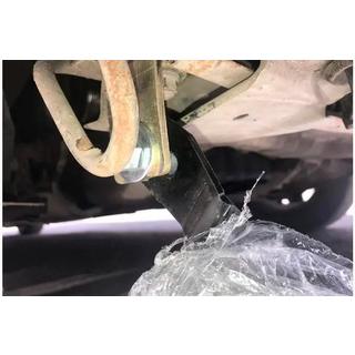 Pare-buffle WT004 avec inscription Trafic (inox) Renault Trafic 2001–2015 photo 3