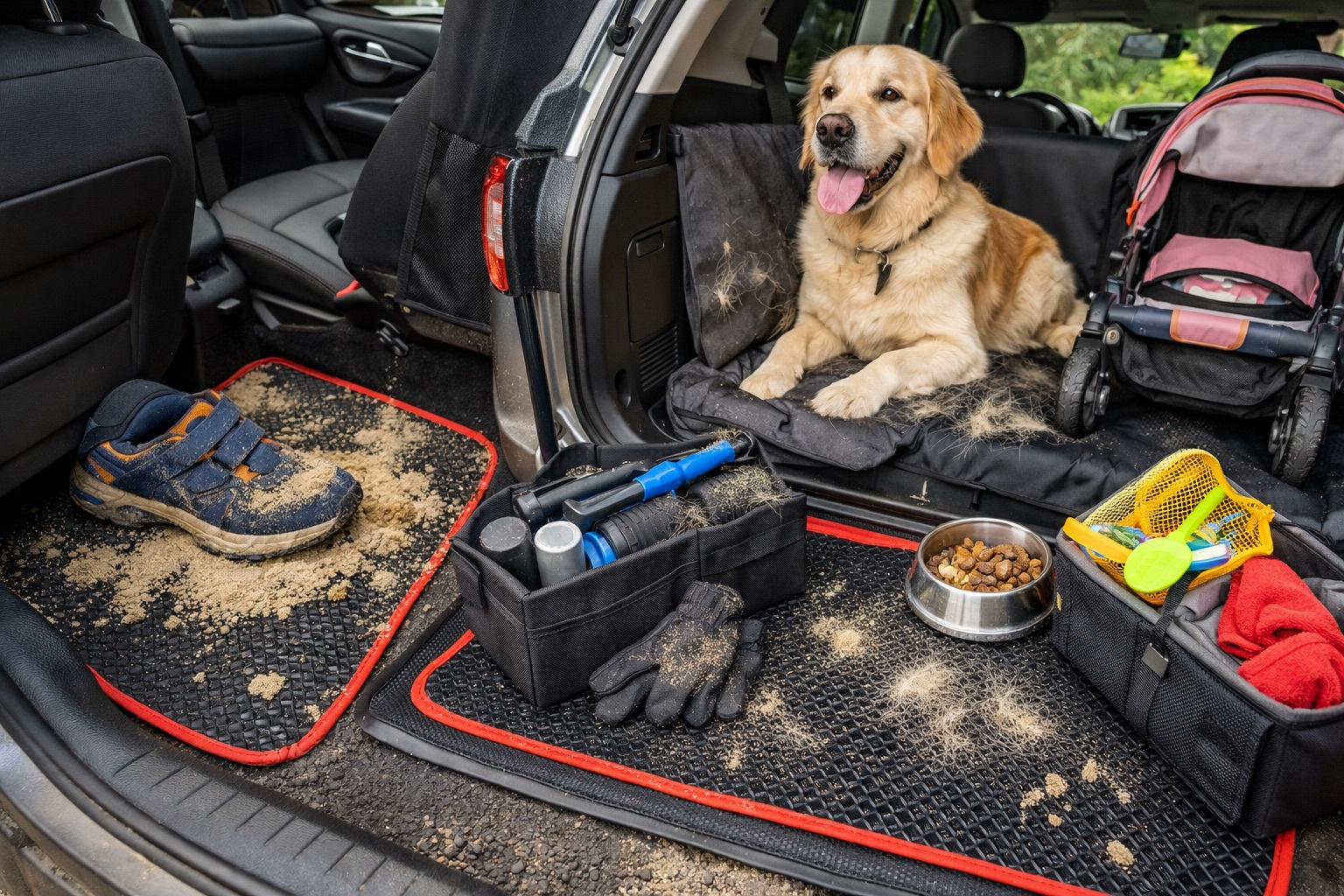 Enfants, chien, trajets quotidiens : comment protéger l’habitacle du sable et des poils – top solutions avec tapis EVA n°1