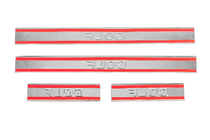 Volkswagen Golf 7/E-Golf 2012-2020 Seuils de porte en acier inoxydable Carmos (4 pcs) photo 4