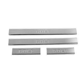 Seuils de porte en acier inoxydable Carmos (4 pcs) photo 1