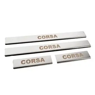 Seuils de porte Carmos (4 pcs, inox) photo 3