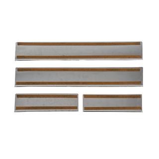 Seuils de porte inox (4 pcs, acier inoxydable) photo 4