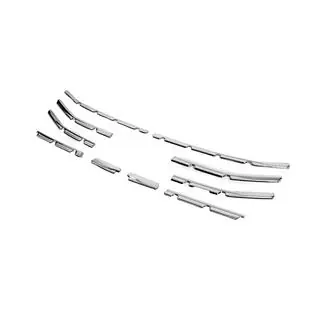 Caches de pare-chocs avant en acier inoxydable (10 pcs) photo 2