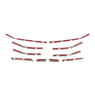 Caches de pare-chocs avant en acier inoxydable (10 pcs) Renault Clio V 2019- photo 4