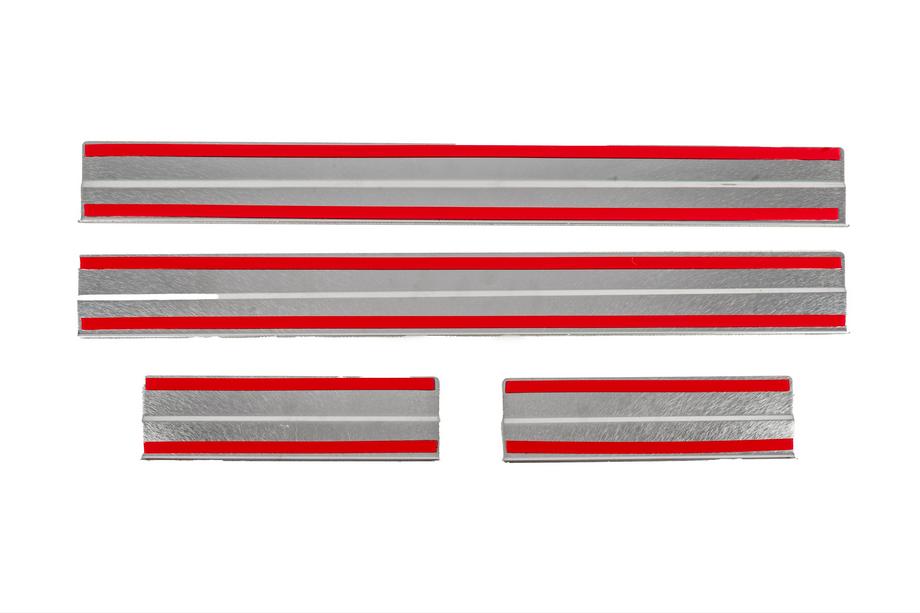 Ford C-Max 2004-2010 Seuils de porte inox (4 pcs, acier inoxydable) Photo 4