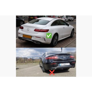 Diffuseur Arrière Black avec Sorties Chrome (Design AMG53) photo 4