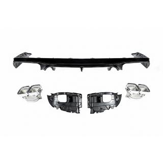 Diffuseur Arrière Black avec Sorties Chrome (Design AMG63) photo 2