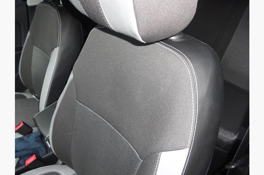Volkswagen Passat B7 2012-2015 Housses de Sièges Auto (Similicuir↗Tissu, Premium) Photo 6