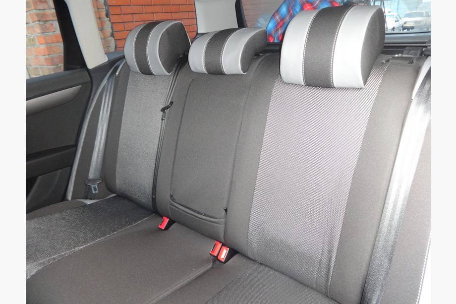 Volkswagen Passat B7 2012-2015 Housses de Sièges Auto (Similicuir↗Tissu, Premium) Photo 21