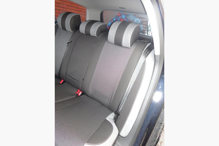 Volkswagen Passat B7 2012-2015 Housses de Sièges Auto (Similicuir↗Tissu, Premium) Photo 24