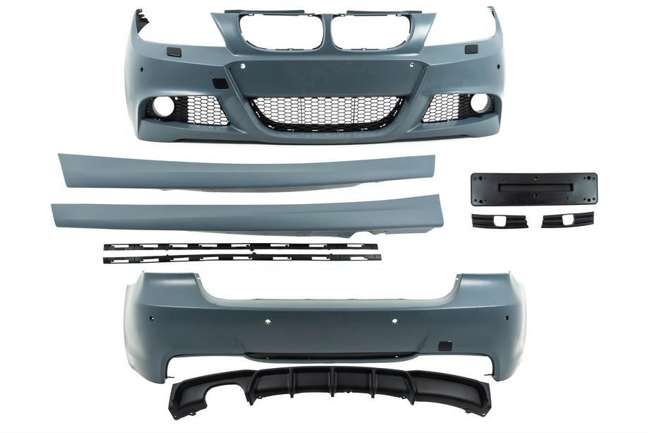 BMW 3 Series E90/E91 2005-2011 Kit carrosserie M-Sport (pour E90 2008-2011) Échappement double sortie gauche/droite Photo 4