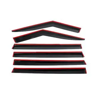Déflecteurs de vitres avec moulure chromée Niken Luxury (6 pcs) photo 4