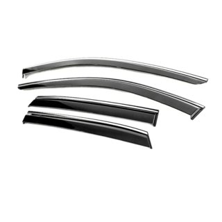 Deflecteurs de Vitres avec Moulure Chromee Niken Luxury (4 pcs) Nissan Qashqai 2021- photo 2