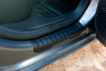 Renault Duster 2024- Protections de seuil de porte intérieures EuroCap (Mat, 4 pcs, ABS) photo 2