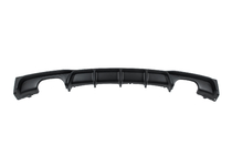 BMW 3 Series F30/F31 2012-2019 Diffuseur de pare-chocs arrière pour double double sortie d’échappement V2 (pour M-Sport, ABS) photo 1