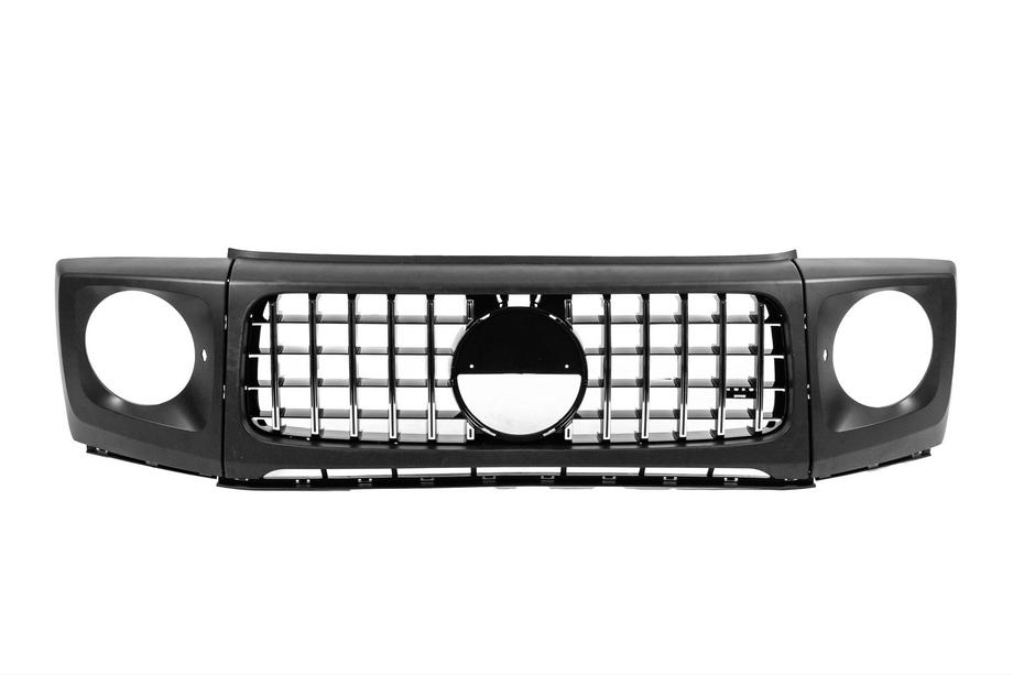 Mercedes G class W463 1990-2018 Calandre avec entourages de phares BRB 2018-style (pour véhicules avec kit de restylage installé) Image