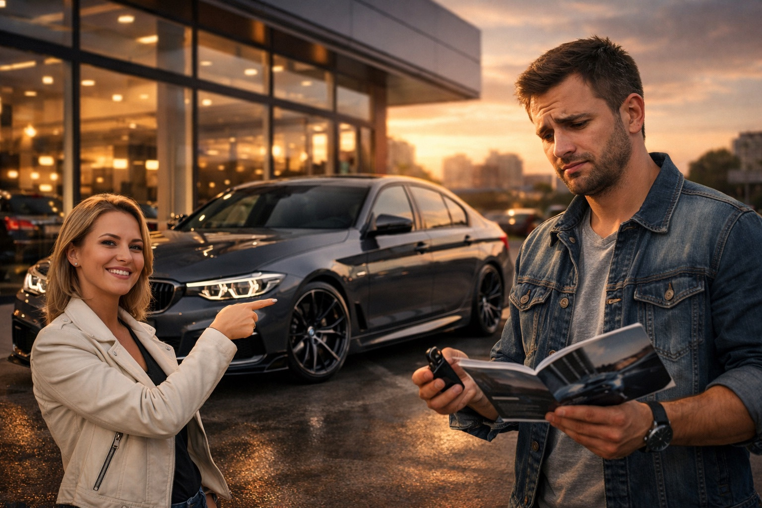 Choisir une voiture pour sa femme : guide de survie pour hommes