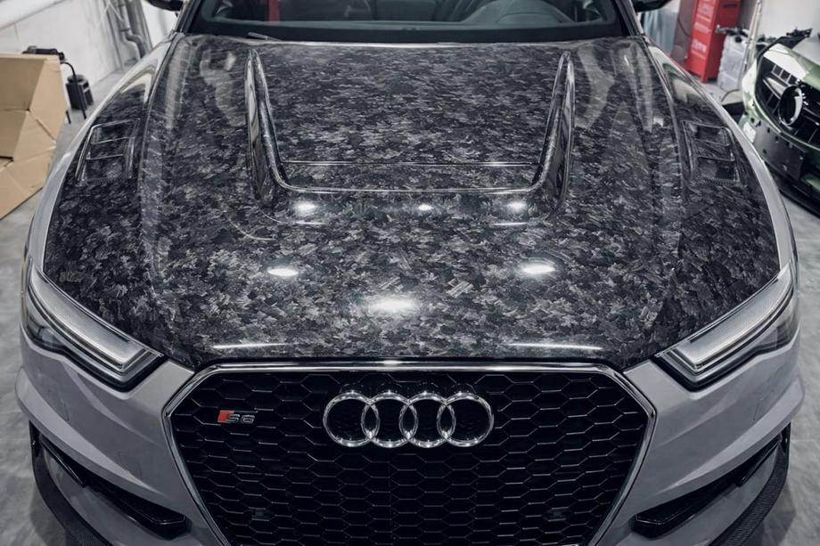 Audi A6 C7 2011-2017 Capot (2014-2017, carbone forgé) Image
